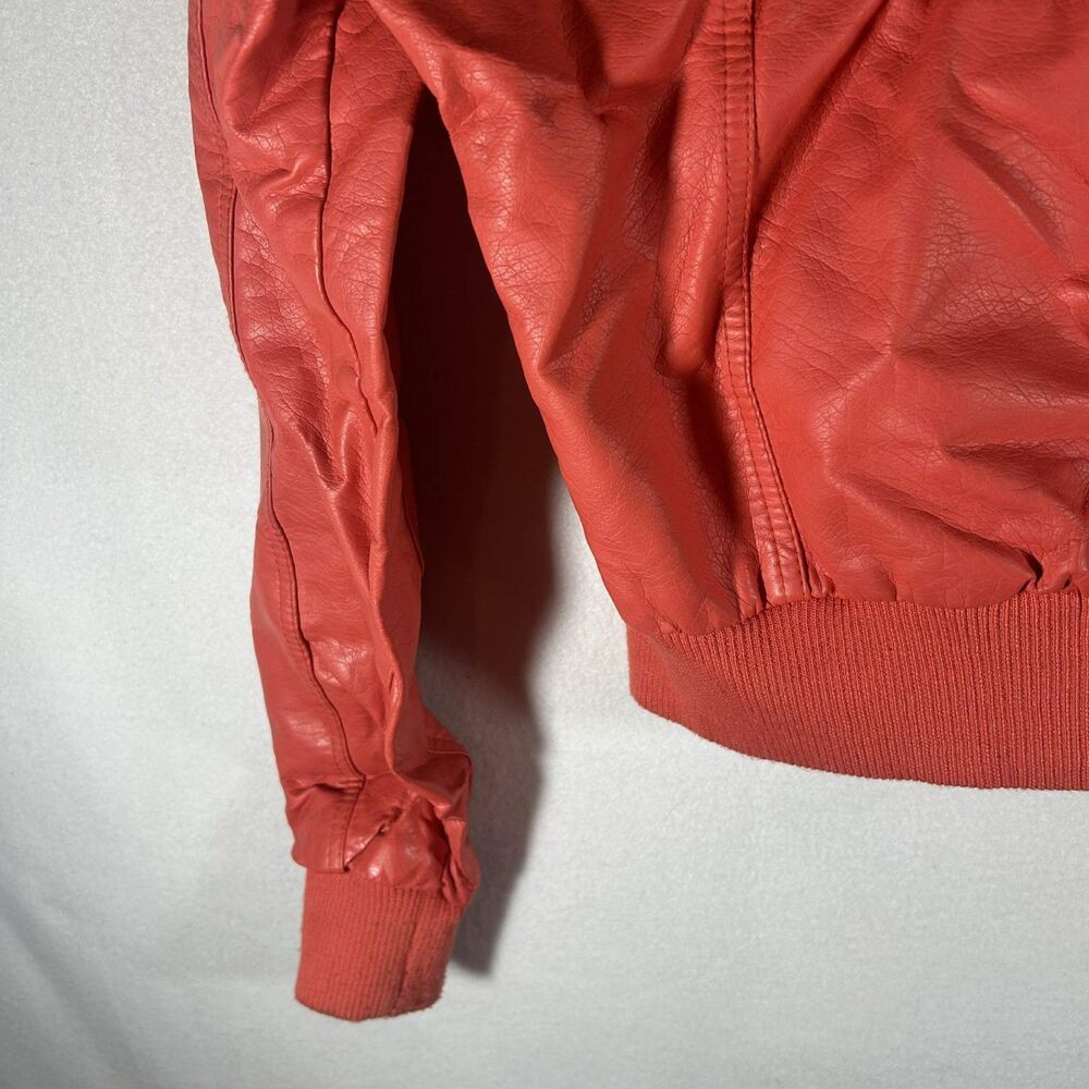 Charlotte Russe Coat Rustic Orange Jacket Lined Women Large Peacoat - Picture 14 of 15
